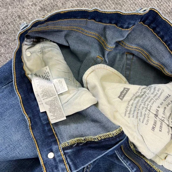 Levi Strauss 511 Slim Fit Jeans Mens W32 L32 Blue‎ Denim Classic preppy - Picture 7 of 16